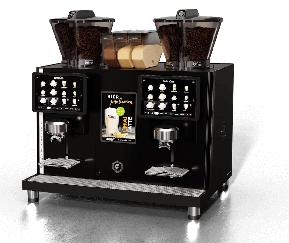BaristaOne Touch Twin_ Super Automatic Coffee Machine for Self-Serve