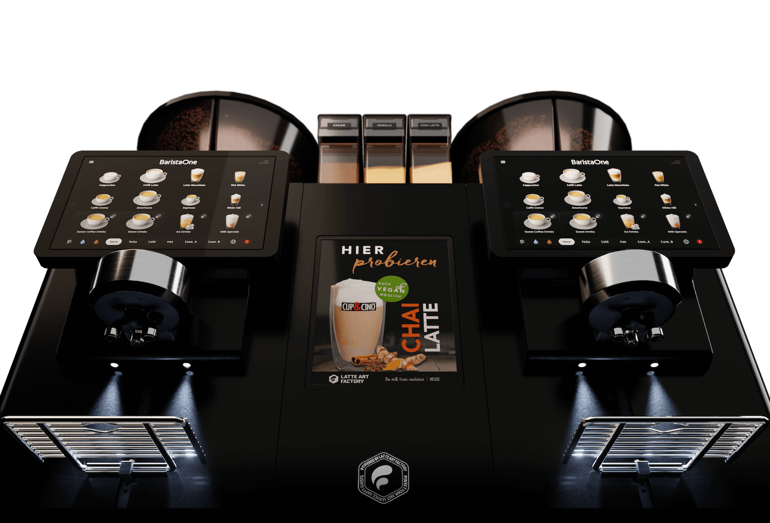 BaristaOne Touch Twin_ Super Automatic Coffee Machine for Self-Serve